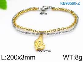 Stainless Steel Gold-plating Bracelet