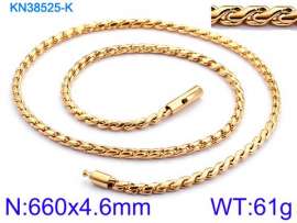 SS Gold-Plating Necklace