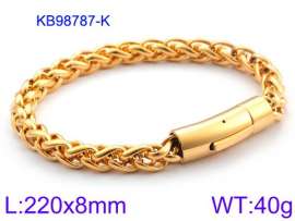 Stainless Steel Gold-plating Bracelet