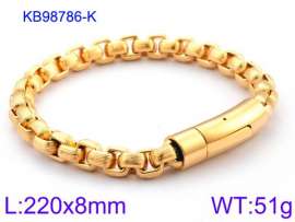 Stainless Steel Gold-plating Bracelet