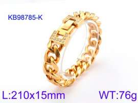 Stainless Steel Gold-plating Bracelet