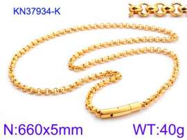 SS Gold-Plating Necklace