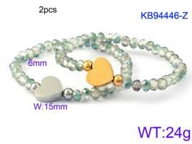 Stainless Steel Crystal Bracelet