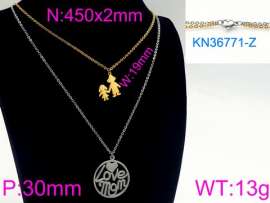 SS Gold-Plating Necklace