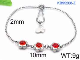 Stainless Steel Stone Bracelet