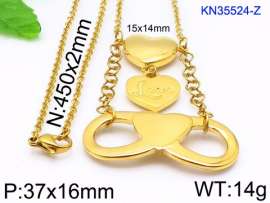 SS Gold-Plating Necklace