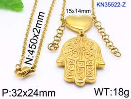 SS Gold-Plating Necklace