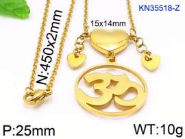 SS Gold-Plating Necklace