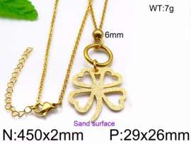 SS Gold-Plating Necklace