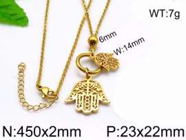 SS Gold-Plating Necklace