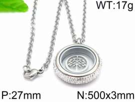 Stainless Steel Stone Necklace