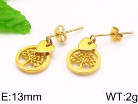 SS Gold-Plating Earring