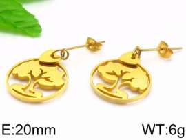 SS Gold-Plating Earring