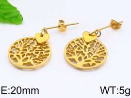 SS Gold-Plating Earring