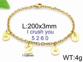 Stainless Steel Gold-plating Bracelet