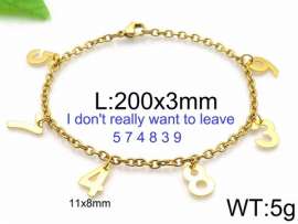 Stainless Steel Gold-plating Bracelet