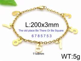 Stainless Steel Gold-plating Bracelet