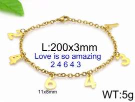 Stainless Steel Gold-plating Bracelet