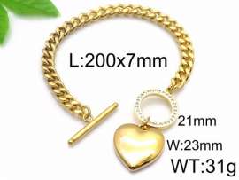 Stainless Steel Gold-plating Bracelet