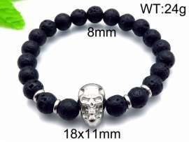 Stainless Skull Bracelet