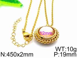 SS Gold-Plating Necklace