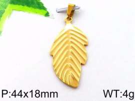 Stainless Steel Gold-plating Pendant