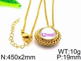 SS Gold-Plating Necklace