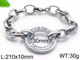 Stainless Steel Stone Bracelet