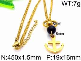 SS Gold-Plating Necklace