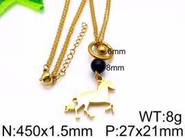 SS Gold-Plating Necklace