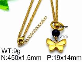 SS Gold-Plating Necklace