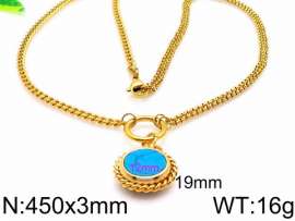 SS Gold-Plating Necklace