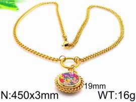 SS Gold-Plating Necklace