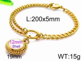 Stainless Steel Gold-plating Bracelet