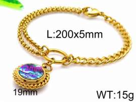 Stainless Steel Gold-plating Bracelet