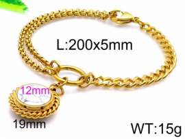 Stainless Steel Gold-plating Bracelet