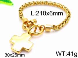 Stainless Steel Gold-plating Bracelet