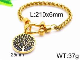 Stainless Steel Gold-plating Bracelet