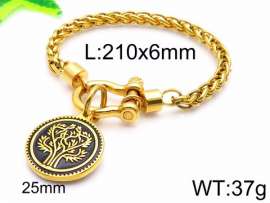 Stainless Steel Gold-plating Bracelet