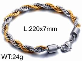 Stainless Steel Gold-plating Bracelet