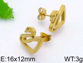 SS Gold-Plating Earring