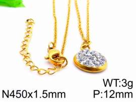 SS Gold-Plating Necklace