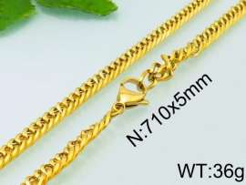 SS Gold-Plating Necklace