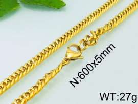 SS Gold-Plating Necklace