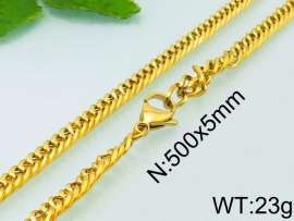 SS Gold-Plating Necklace