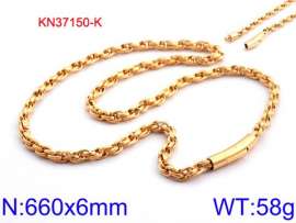 SS Gold-Plating Necklace