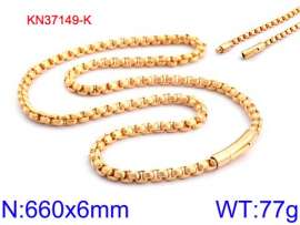 SS Gold-Plating Necklace