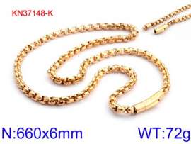 SS Gold-Plating Necklace