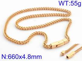 SS Gold-Plating Necklace