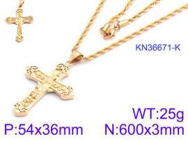 SS Gold-Plating Necklace